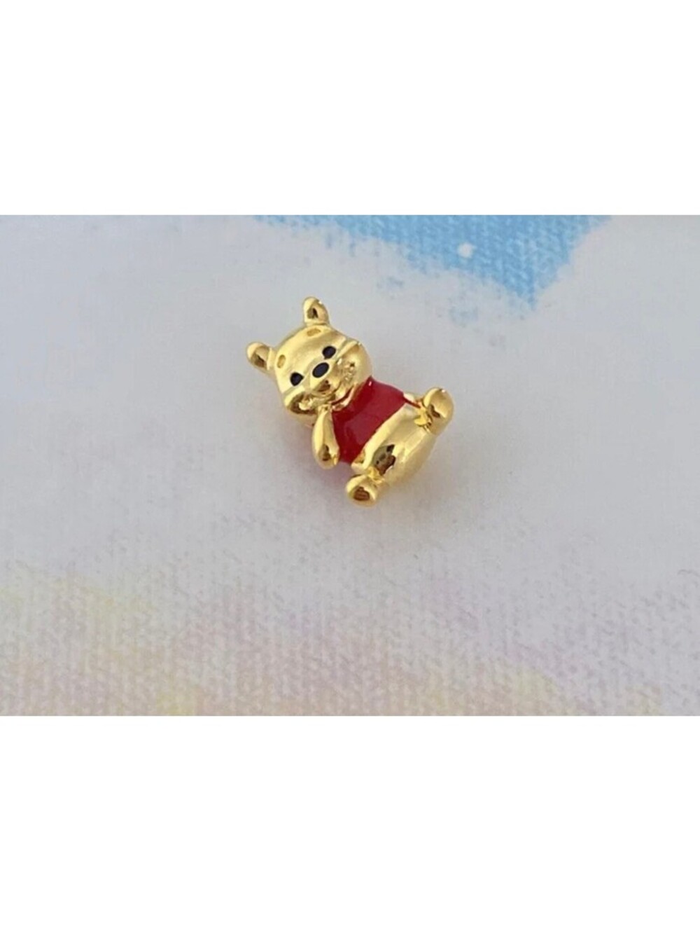 NEW 100% Authentic PANDORA 14k Gold Disney Winnie the Pooh Bear Charm 762212C01